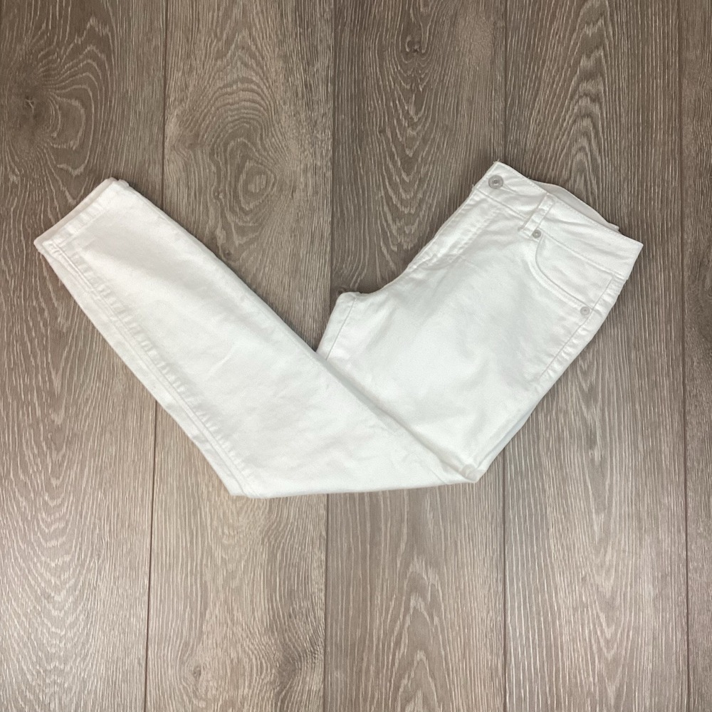 Artisan NY Jeans‎ Women's 4 Cream Light Wash High Rise Skinny Jeans